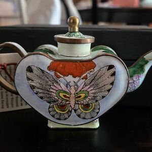 Kelvin Butterfly Design Miniature Teapot with Handmade # 205